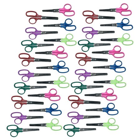 CHARLES LEONARD Children 5in Scissors, Blunt Tip, Assorted Colors, PK36 77510